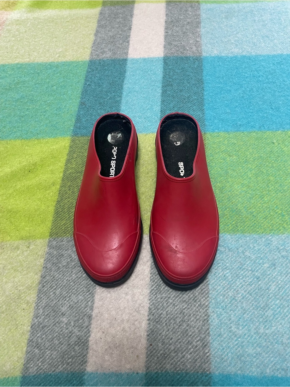 Vintage Ralph Lauren Polo Sport Delaware Rubber Rain Clogs